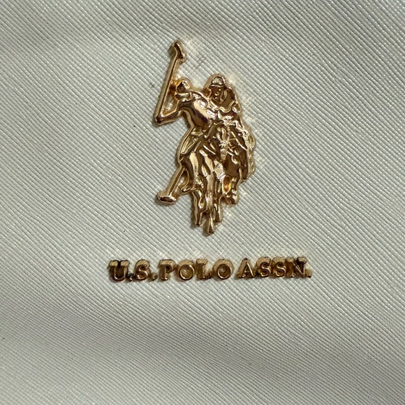 U.S. Polo Assn. Ivory Crossbody Bag with Logo Strap - Picture 7 of 8
